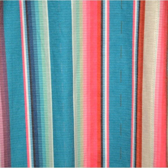 Crazy Train Ladies Striped Animal Print T-Shirt Size L Stretch Short Sleeve Casu - Picture 3 of 8